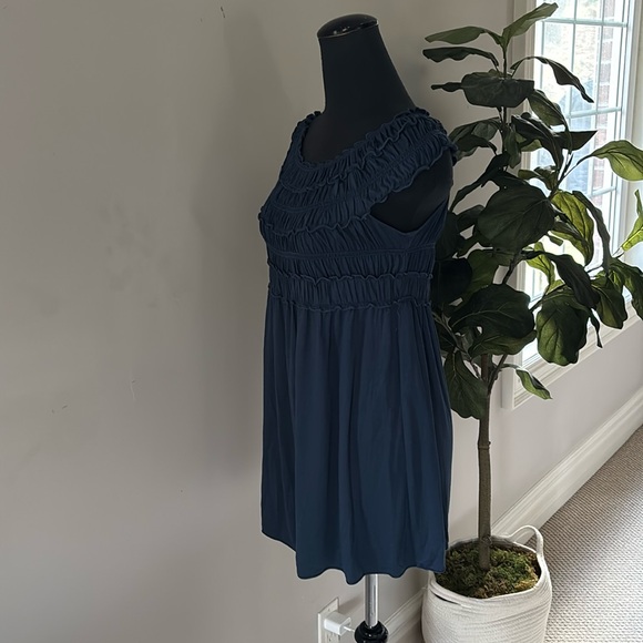 MAX STUDIO SLEEVELESS TUNIC TOP / MINI DRESS - Picture 3 of 13